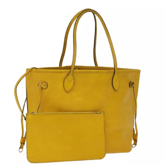 LOUIS VUITTON Epi Neverfull MM Tote Bag Mimosa - Picture 1 of 7